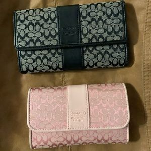 2 Vintage Coach Wallets